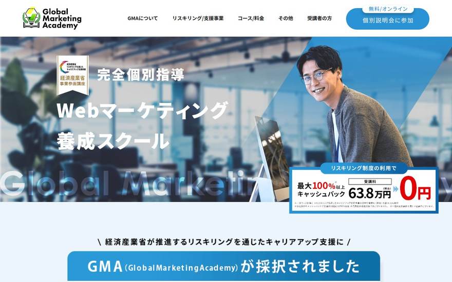 グローバルマーケティングアカデミーの公式サイト