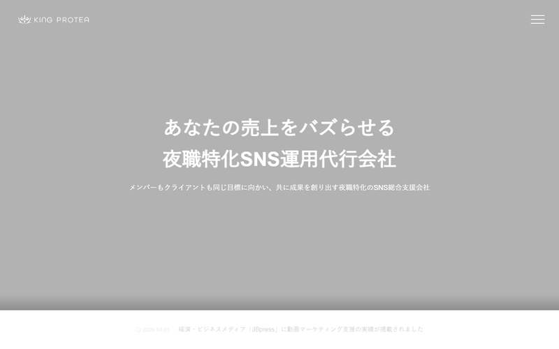 株式会社キングプロテアの公式サイト