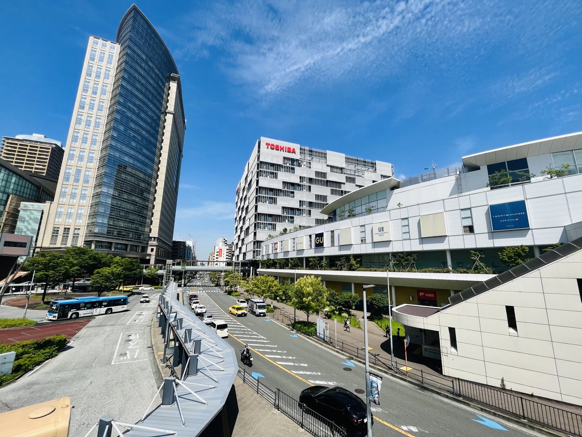 川崎駅前の風景