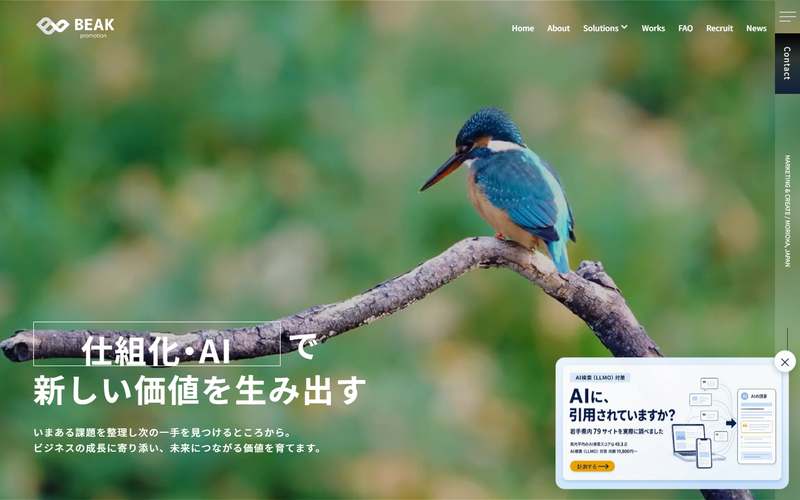 ビークプロモーション株式会社の公式サイト