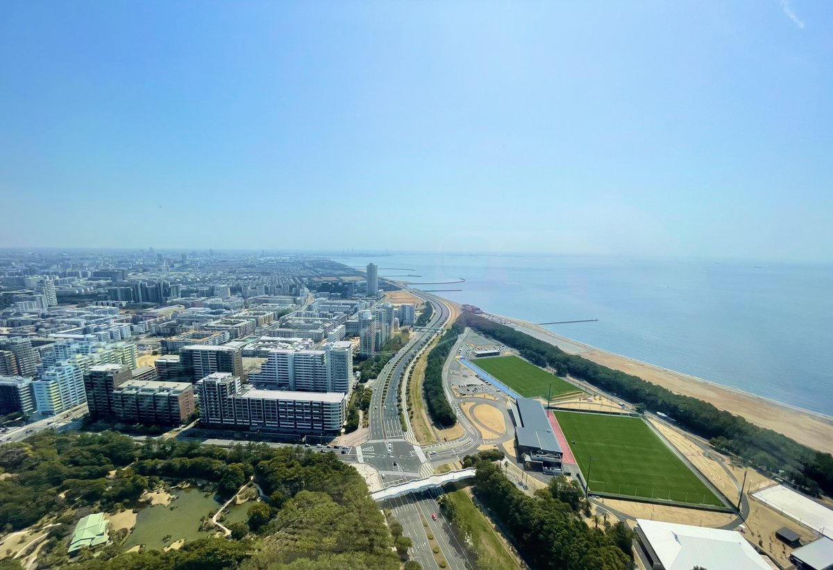 千葉 上から見た幕張の景色